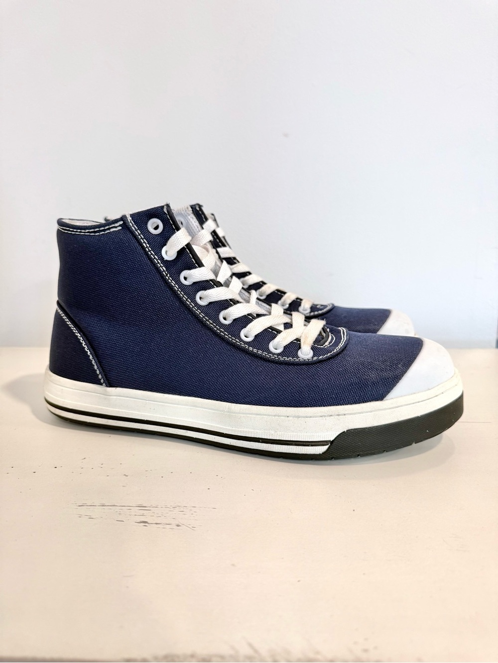 Avenger Blade High CT Work Boots Navy Composite Toe Womens 9 Wide NIB
